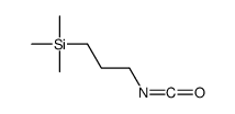 3-isocyanatopropyl(trimethyl)silane结构式