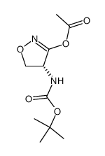 t-BOC-cycloserine-acetate Structure