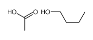 acetic acid,butan-1-ol结构式