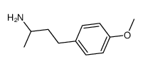 4-4-甲氧基苯基丁-2-胺结构式