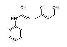 3-chlorobut-2-en-1-ol,phenylcarbamic acid结构式