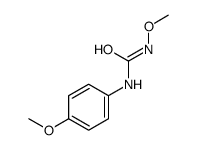 1-methoxy-3-(4-methoxyphenyl)urea结构式
