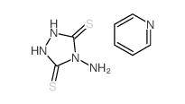 4-amino-1,2,4-triazolidine-3,5-dithione; pyridine Structure