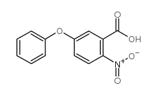 2-硝基-5-苯氧基苯甲酸结构式