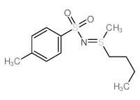 (NZ)-N-(butyl-methyl-$l^53799-67-0-sulfanylidene)-4-methyl-benzenesulfonamide Structure
