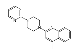 4-methyl-2-(4-pyridin-2-ylpiperazin-1-yl)quinoline Structure