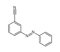 3-phenyldiazenylbenzonitrile Structure