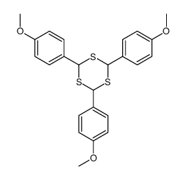 2,4,6-tris(4-methoxyphenyl)-1,3,5-trithiane Structure