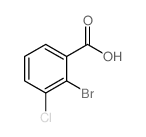 2-溴-3-氯苯甲酸结构式