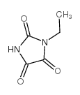 1-乙基咪唑烷-2,4,5-三酮结构式