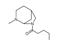 3-Methyl-8-valeryl-3,8-diazabicyclo[3.2.1]octane Structure
