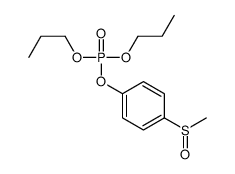 (4-methylsulfinylphenyl) dipropyl phosphate结构式