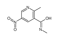N,2-dimethyl-5-nitropyridine-3-carboxamide Structure