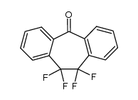 10,11-dihydro-10,10,11,11-tetrafluoro-5H-dibenzo[a,d]cyclohepten-5-one结构式