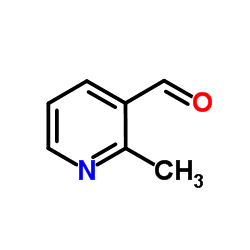 2-Methylnicotinaldehyde Structure