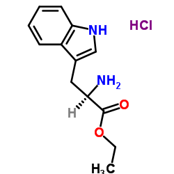 D-色氨酸乙酯盐酸盐结构式