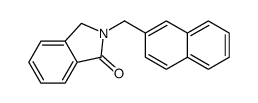 2-(naphthalen-2-ylmethyl)-3H-isoindol-1-one Structure