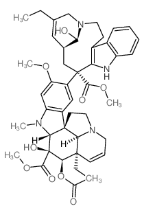 Vincaleukoblastine, 3,4-didehydro-4-deoxy-19-hydroxy- Structure