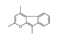 2,4,9-trimethylindeno[2,1-b]pyran Structure