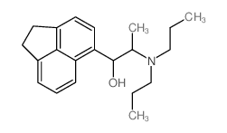 1-acenaphthen-5-yl-2-(dipropylamino)propan-1-ol Structure