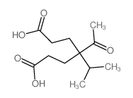 Heptanedioic acid,4-acetyl-4-(1-methylethyl)-结构式