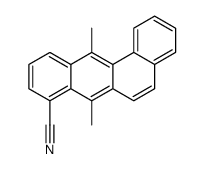 7,12-Dimethylbenz[a]anthracene-8-carbonitrile结构式