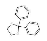 1,3-DITHIOLANE, 2,2-DIPHENYL-结构式