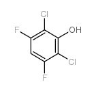 2,6-二氯-3,5-二氟苯酚结构式