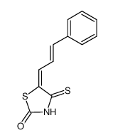 5-(3-phenyl-allylidene)-4-thioxo-thiazolidin-2-one结构式
