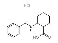 2-苄基氨基-环己烷羧酸盐酸盐结构式