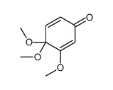 3,4,4-Trimethoxy-2,5-cyclohexadien-1-one结构式