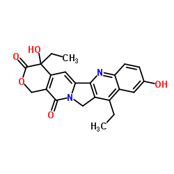 (R)-7-Ethyl-10-Hydroxy Camptothecin结构式