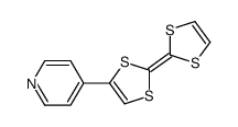 4-[2-(1,3-dithiol-2-ylidene)-1,3-dithiol-4-yl]pyridine Structure