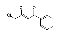 2,3-dichloropropenyl phenyl ketone Structure