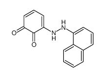 3-(2-naphthalen-1-ylhydrazinyl)cyclohexa-3,5-diene-1,2-dione结构式