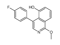 4-(4-fluorophenyl)-1-methoxyisoquinolin-5-ol Structure