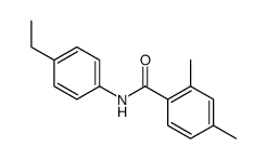 Benzamide, N-(4-ethylphenyl)-2,4-dimethyl- (9CI)结构式