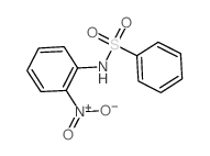 N-(2-nitrophenyl)benzenesulfonamide结构式