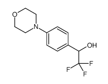 p-morpholino-alpha-(trifluoromethyl)benzyl alcohol Structure
