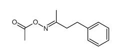 1-Phenylbutan-3-one oxime O-acetate Structure