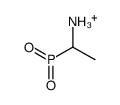 1-aminoethylphosphinic acid structure