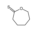 oxepane-2-thione Structure