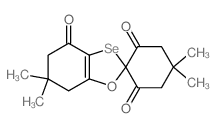 Spiro[1,3-benzoxaselenole-2,1'-cyclohexane]-2',4,6'(5H)-trione, 6,7-dihydro-4',4',6,6-tetramethyl-结构式