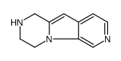 (9CI)-1,2,3,4-四氢吡啶并[4,3:4,5]吡咯并[1,2-a]吡嗪结构式