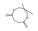 3,3-dimethyl-1,5-dioxonane-6,9-dione结构式