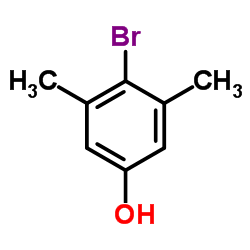 4-溴-3,5-二甲基苯酚结构式