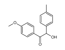 2-hydroxy-1-(4-methoxyphenyl)-2-(4-methylphenyl)ethanone结构式