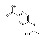 5-(propanoylamino)pyridine-2-carboxylic acid结构式