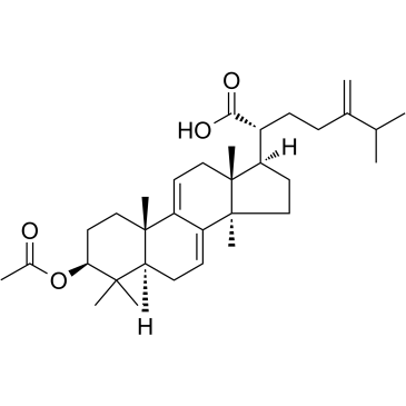 Dehydroeburicoic acid monoacetate structure