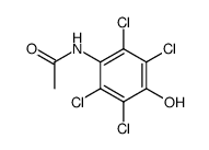 N-(2,3,5,6-tetrachloro-4-hydroxyphenyl)acetamide Structure